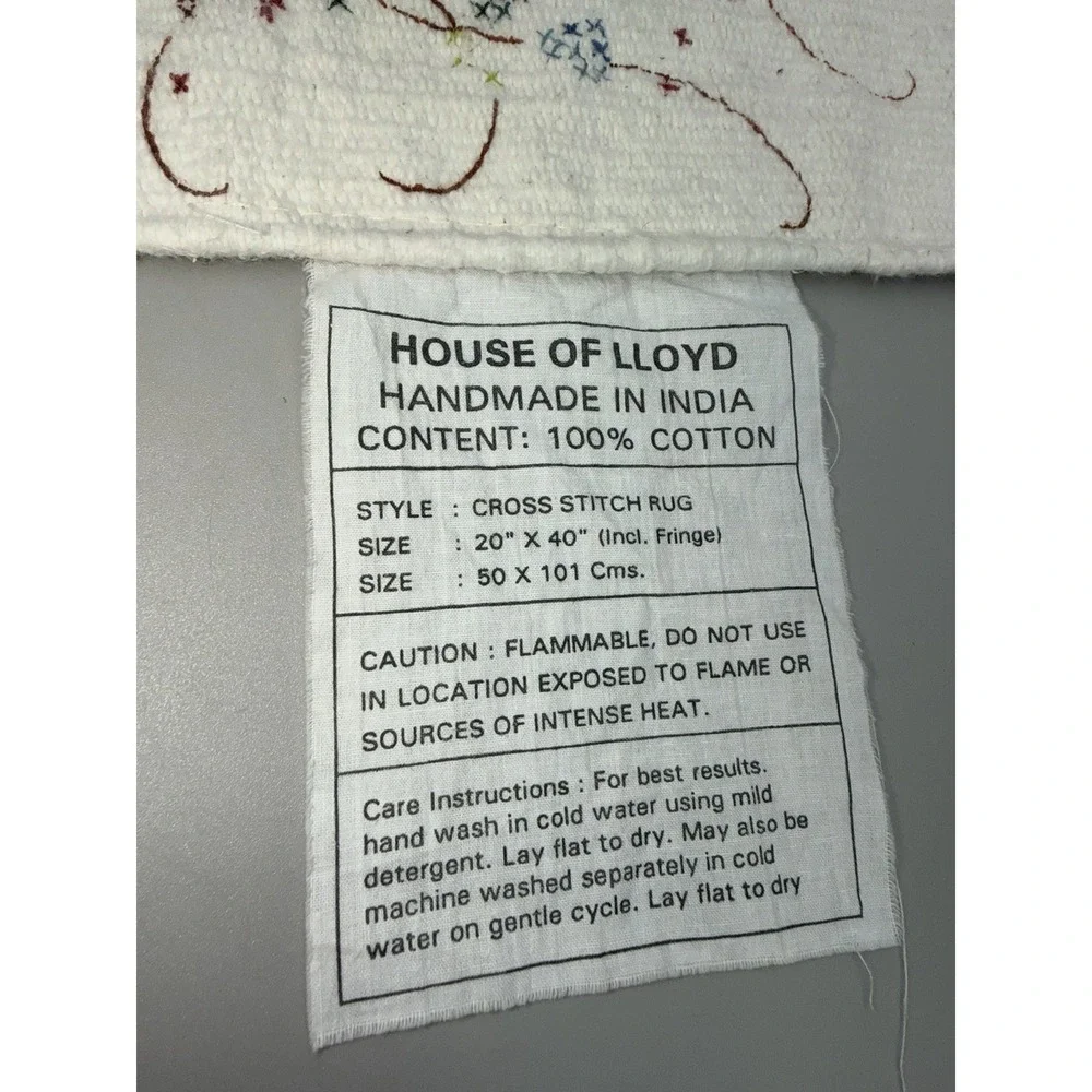 House of Lloyd Cross Stitch Rug 20